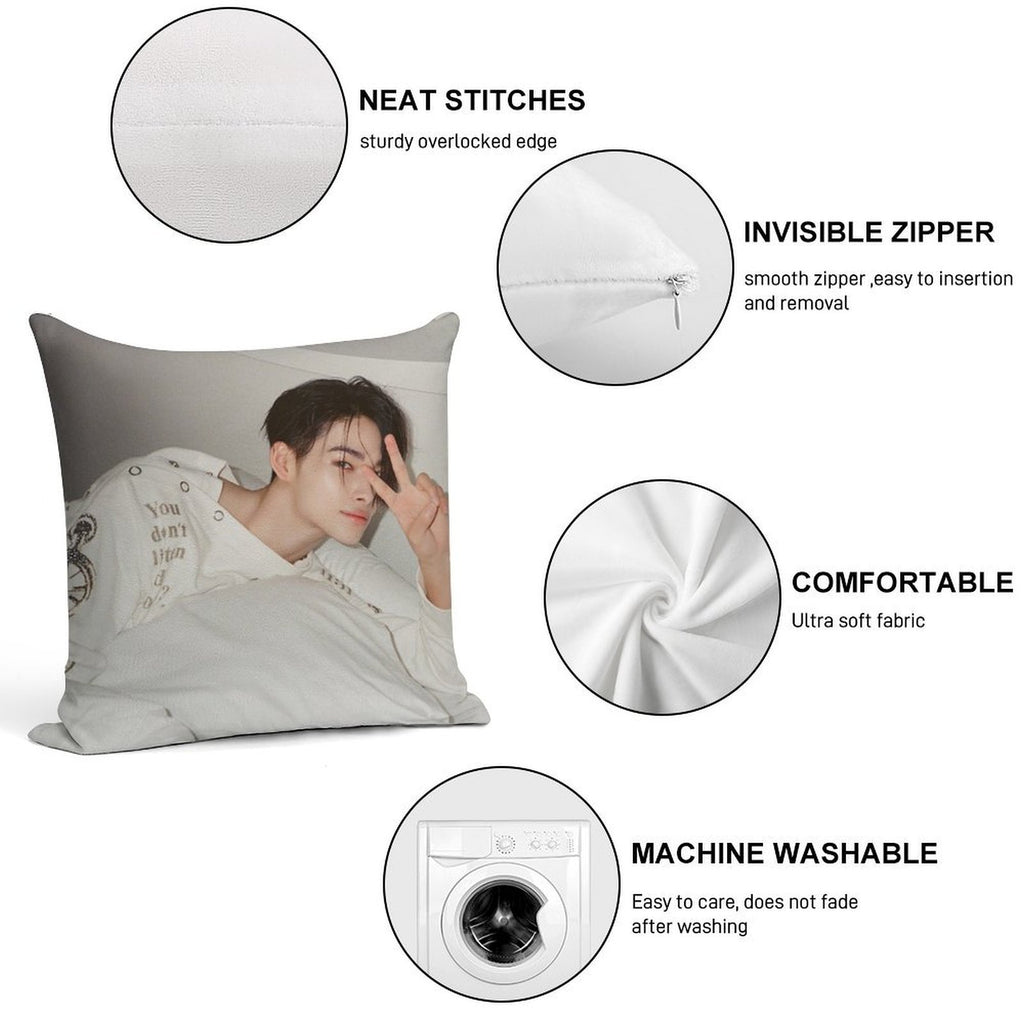 Nishimura Riki Ni-ki Enhypen Soft Anti-Pilling Throw Pillow