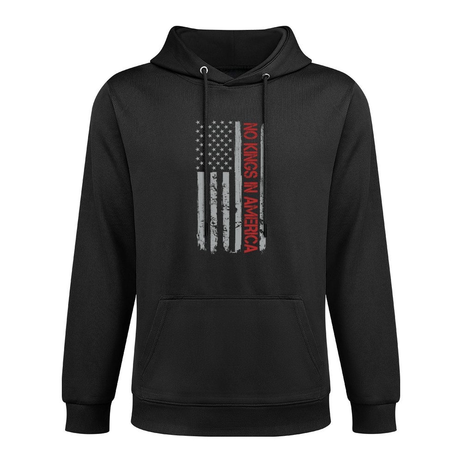 No Kings In America US Vintage Relaxed Fit Hoodie