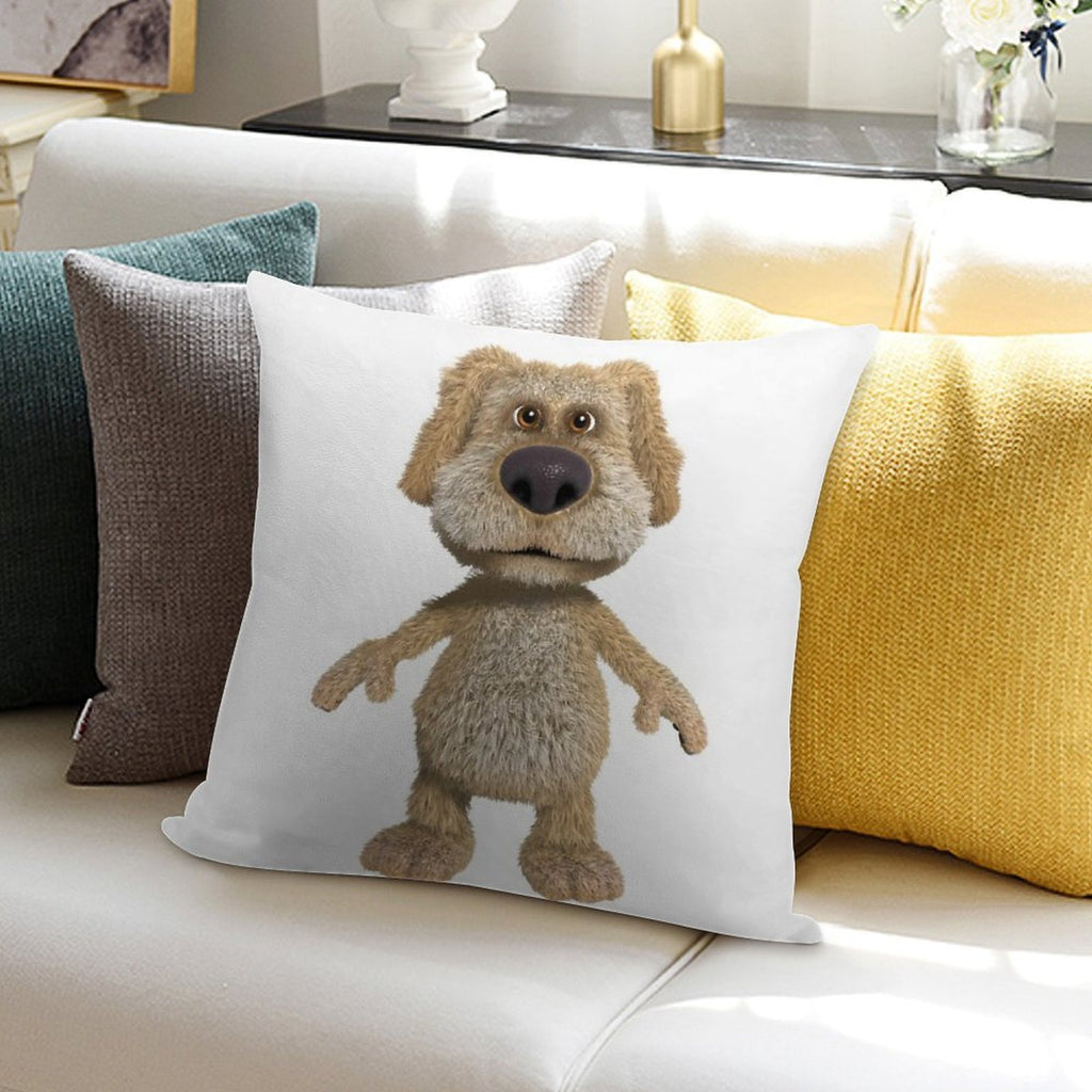 Talking Ben Soft Luxury Feel Throw Pillow