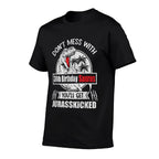 30th Bday Don't Mess With Saurus Dinosaur 30th Birthday  Polyester Blend T-Shirt