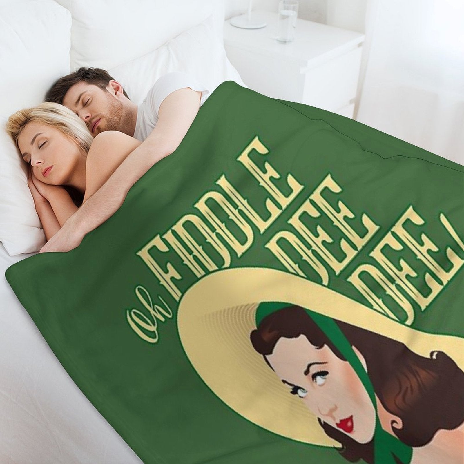 Fiddle-dee-dee! Quick-dry Throw Blanket