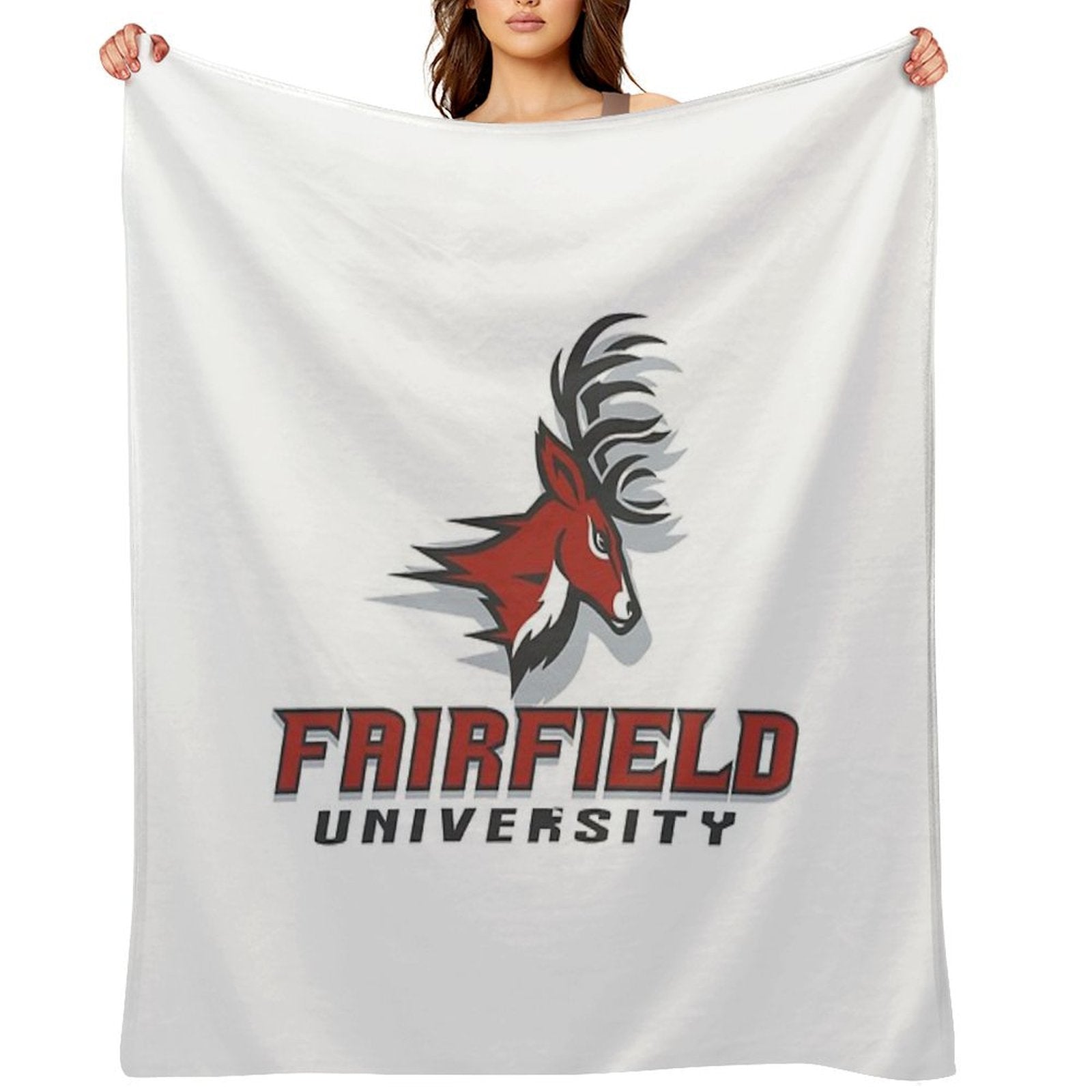 Fairfield Stags Velvety-soft Throw Blanket