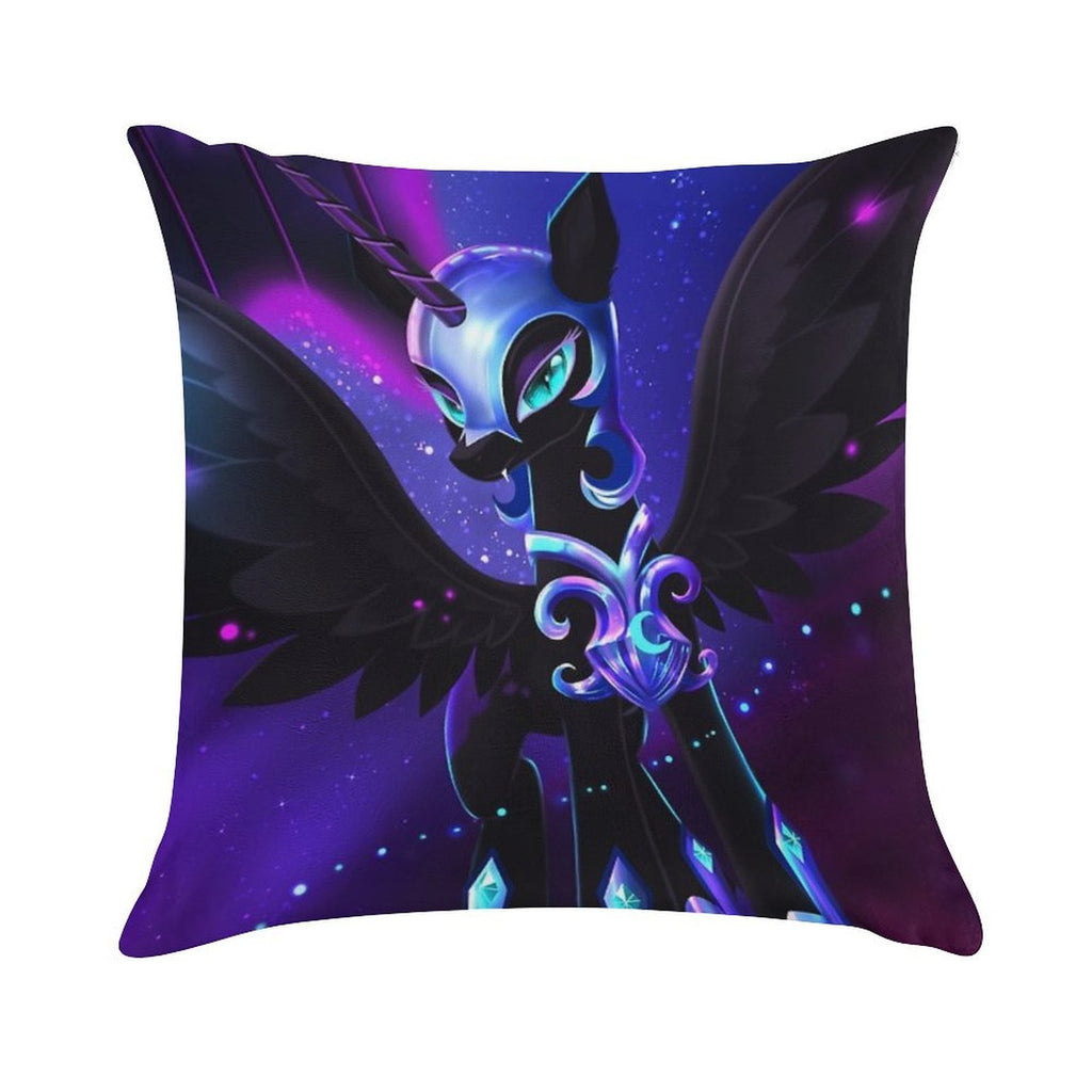 Nightmare Moon Soft Anti-Pilling Throw Pillow