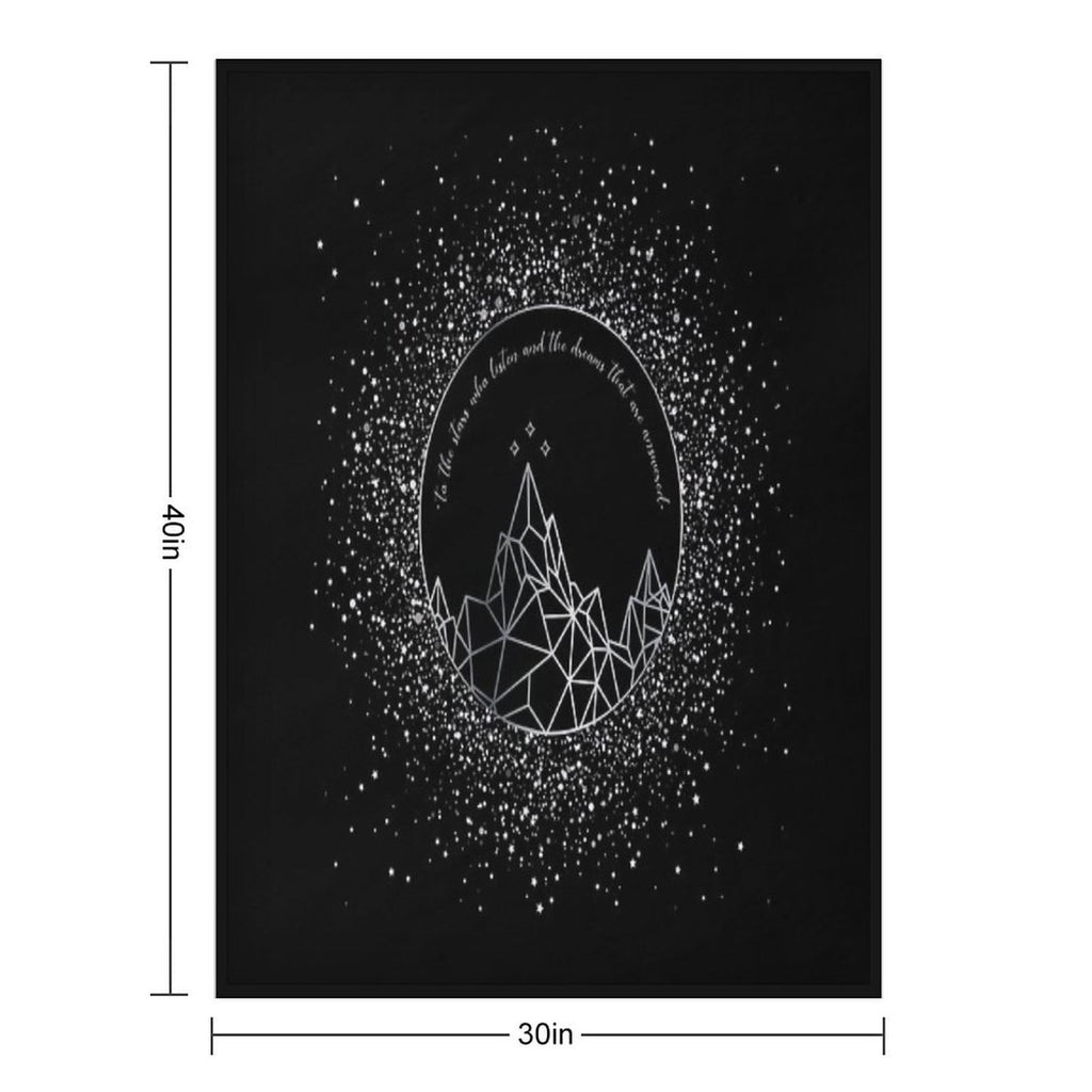 To The Stars Who Listen, And The Dream That Are Answered Lightweight Throw Blanket