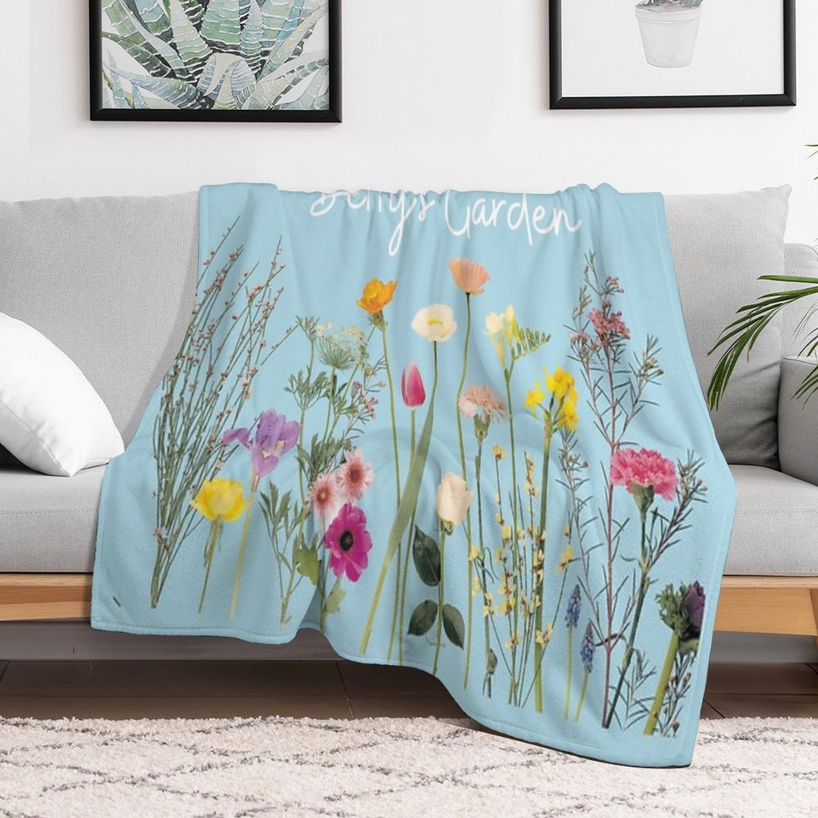 Betty's Garden Lightweight Throw Blanket