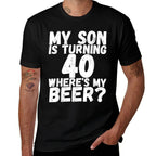 40th Birthday Dad Mom 40 Year Old Son Gift Family Squad  Tagless Design T-Shirt
