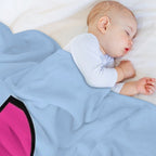 Biceratops (Bisexual Triceratops) Plush Throw Blanket