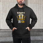 Cheers And Beers To My 70 Years 70th Birthday Versatile Streetwear Hoodie