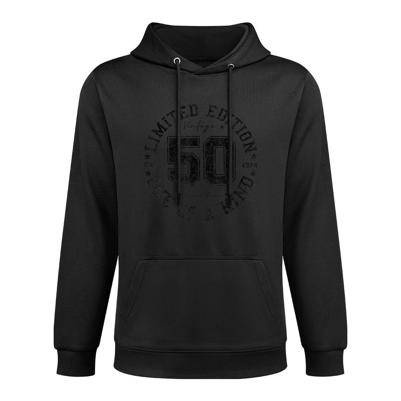Vintage 1974 One of A Kind 50th Birthday 50 Year Old Gifts Medium-Weight Fabric Hoodie