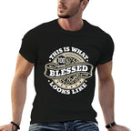 100th Birthday Age 100 Blessed I Religious 100th Birthday  Versatile T-Shirt