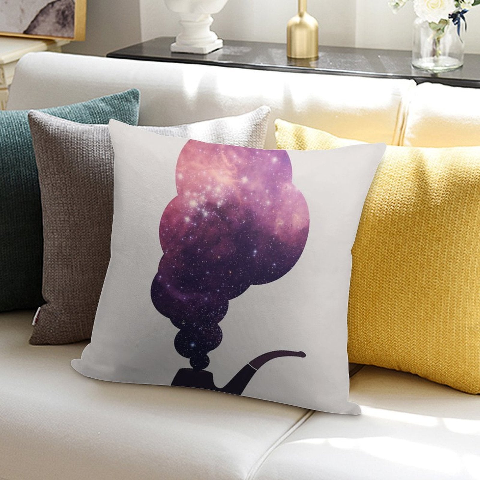 Birth of Stars Soft Multiple Sizes Throw Pillow