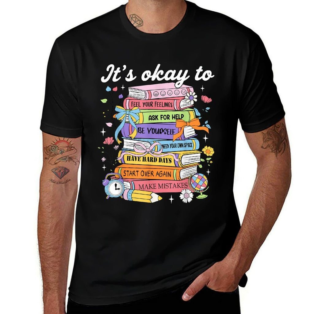 It&#39;s Okay To Feel Your Feeling Mental Health Awareness Women  Easy-care T-Shirt