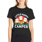 Happy Marshmallow Camper-Shirt Kids Toddler Boy Cute Camping  Vintage-inspired T-Shirt