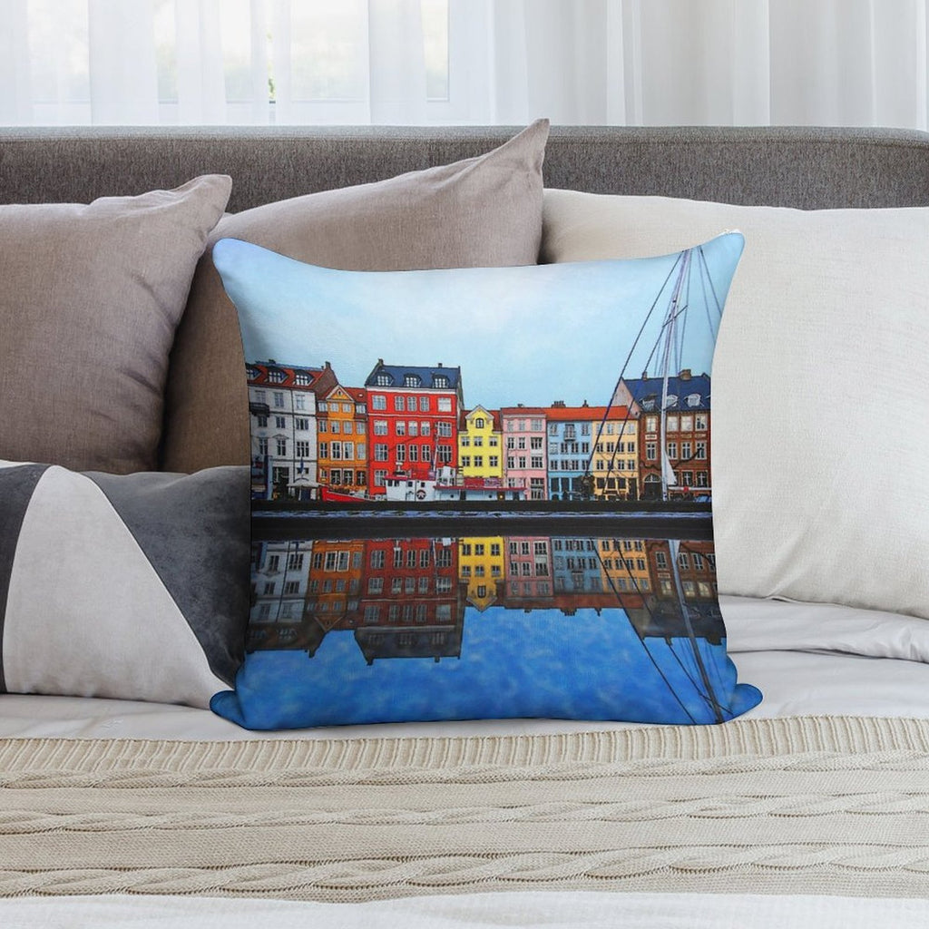 Copenhagen City Soft Style Accent Throw Pillow