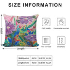 Flower Power Soft Washable Throw Pillow