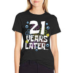 21 YEARS LATER 21st 21 Year Old Birthday Gifts Women Men  Relaxed-fit T-Shirt