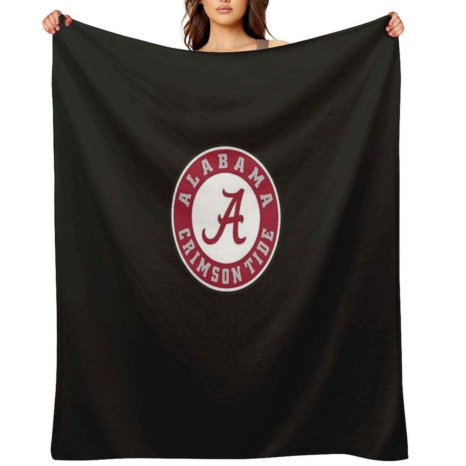 Alabama Logo Classic T-Shirt Lightweight Throw Blanket