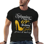 Stepping Into My 69th Birthday With God's Grace And Mercy  Vintage-inspired T-Shirt