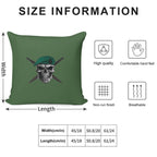 Royal Marines Skull And Dagger Soft Gift Ready Throw Pillow