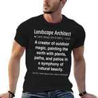 Funny Landscape Architect  Easy-care T-Shirt