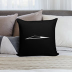 Tesla Cybertruck Minimalist Glowing Triangle Soft Skin-Friendly Throw Pillow