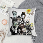 The Addams Family Portrait Soft Gift Ready Throw Pillow