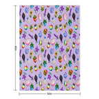 Handdrawn Stardew Valley Icons Plush Throw Blanket