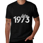 1973 Vintage 50th Birthday Party 50 Year Old Distressed  Vintage-inspired T-Shirt