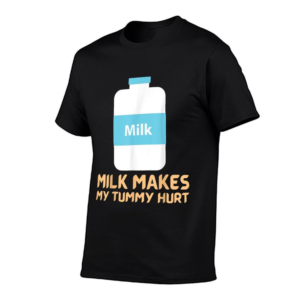 Milk Makes My Tummy Hurt Meme Funny Memes Internet Memes Men  Polyester Blend T-Shirt