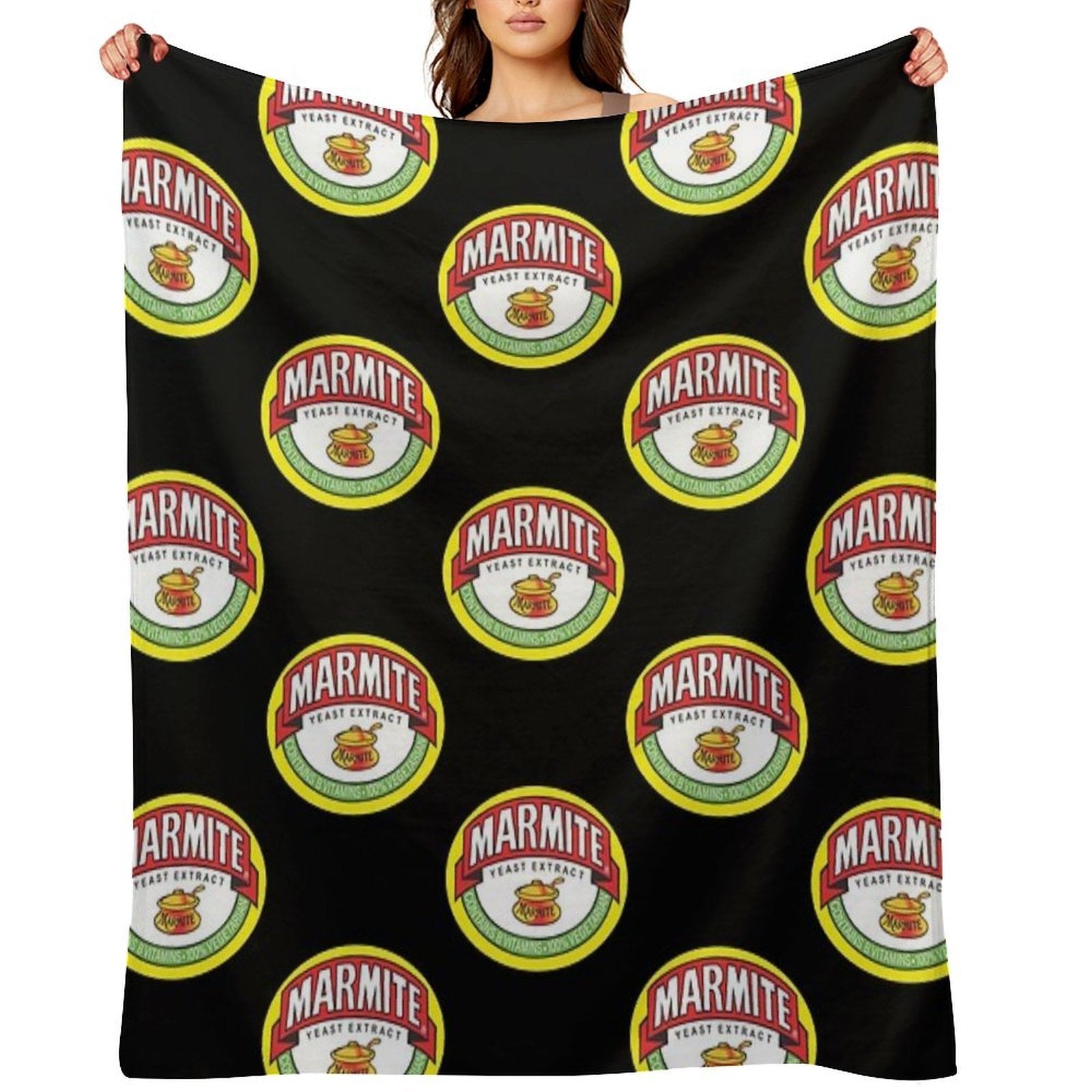 Marmite Logos Multi-functional Throw Blanket