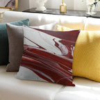 Ruby Pillars Soft Short Plush Fabric Throw Pillow