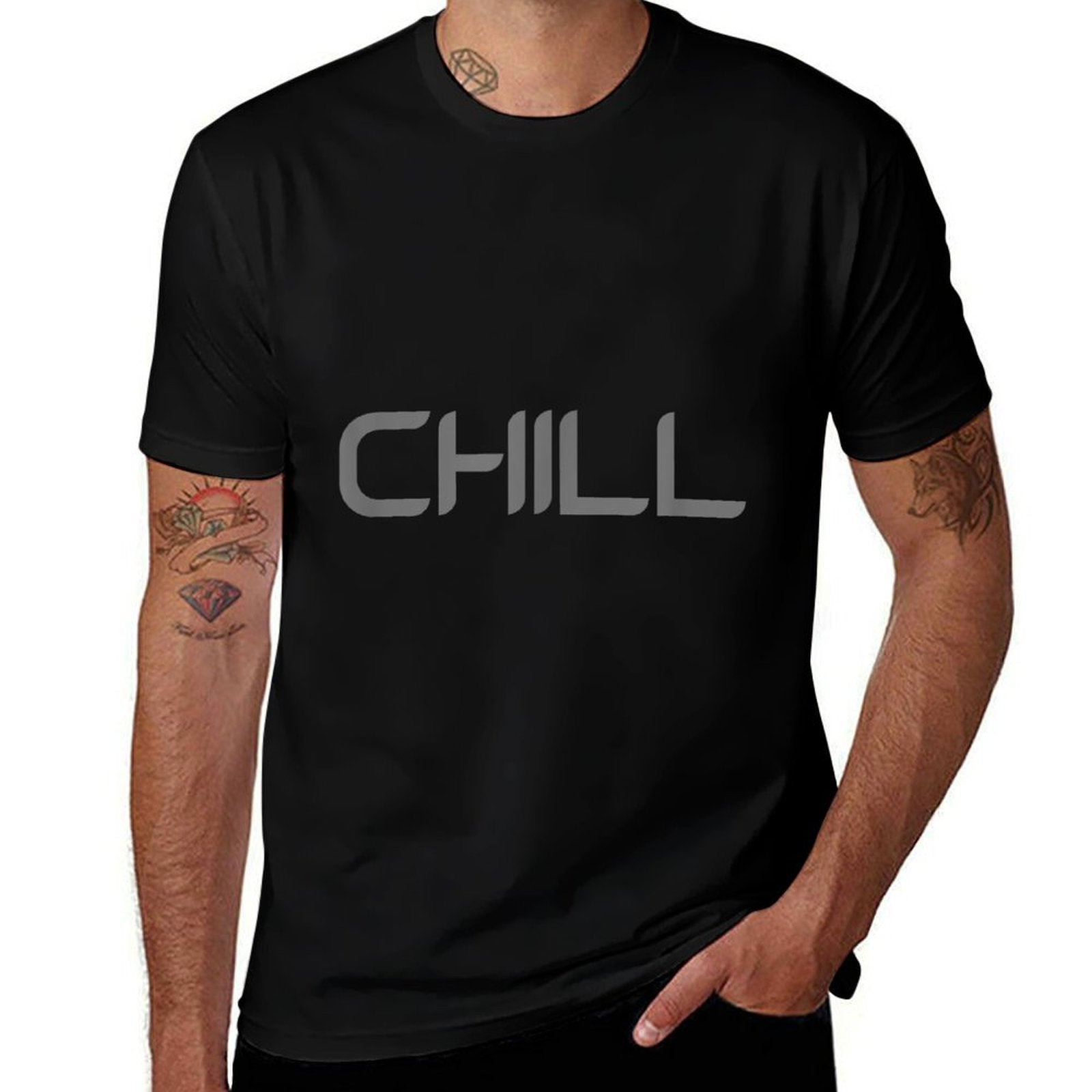 Chill Graphic Tops For Women Cool Trendy Mens  Classic T-Shirt