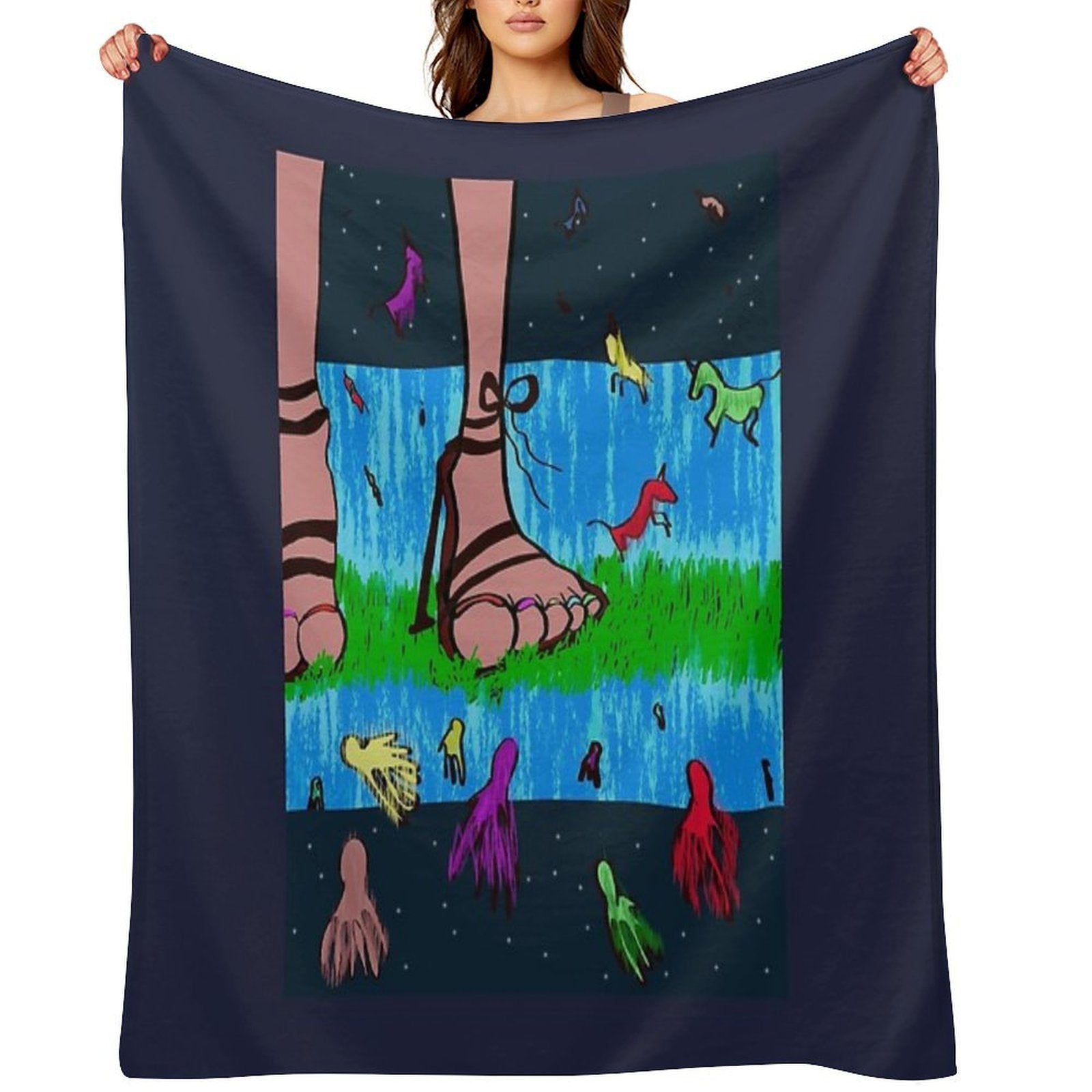 Day Dreaming Machine-washable Throw Blanket