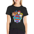 Paw Patrol Group With Logo  Wrinkle-resistant T-Shirt