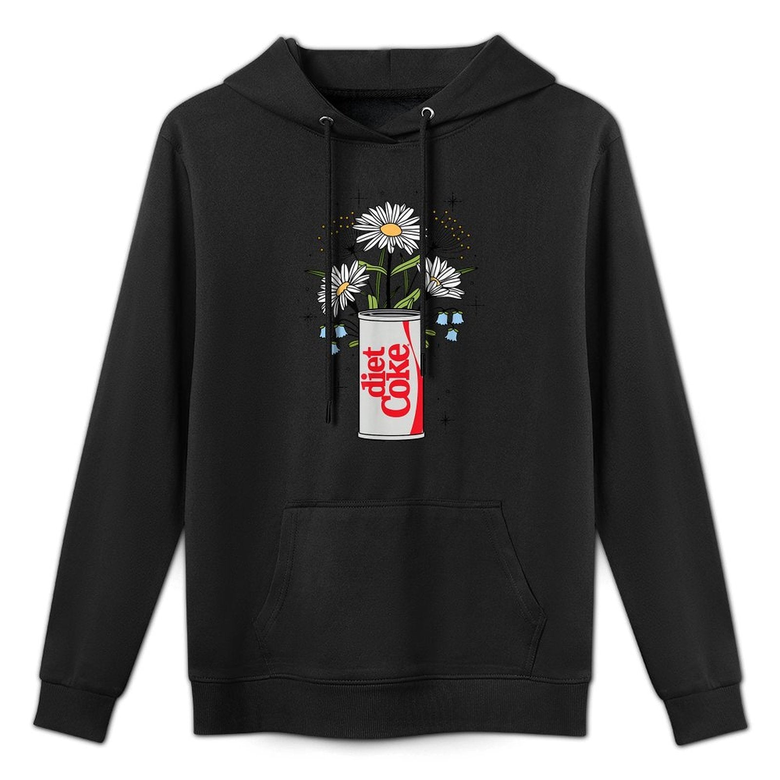 Coca-Cola - Flowers With Coke Can Adjustable Hood Hoodie