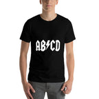 Boys Girls Teachers ABCD Rock Graphic Back to School  Heathered Texture T-Shirt