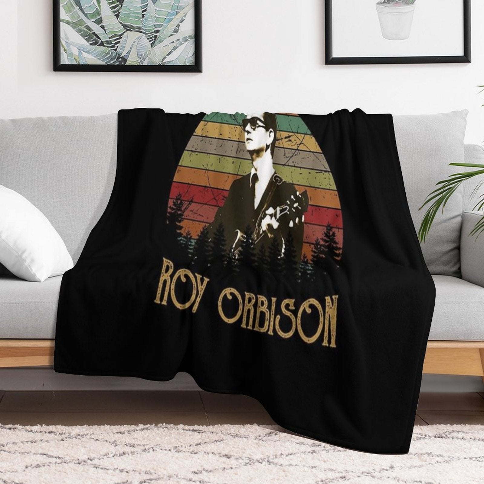Roy Orbison Vintage Gift-ready Throw Blanket
