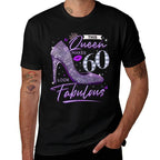 This Queen Makes 60 Looks Fabulous 60th Birthday Women  Oversized Silhouette T-Shirt