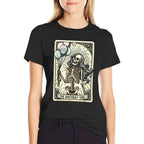 40th Birthday Tarot Card Funny Skeleton Birthday Celebration  Breathable T-Shirt