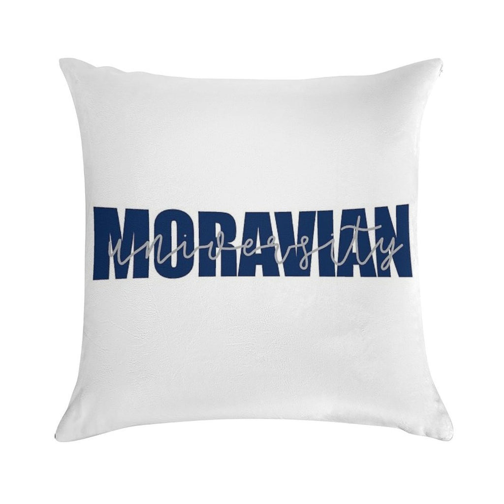 Moravian University 3 Soft Reinforced Edging Throw Pillow
