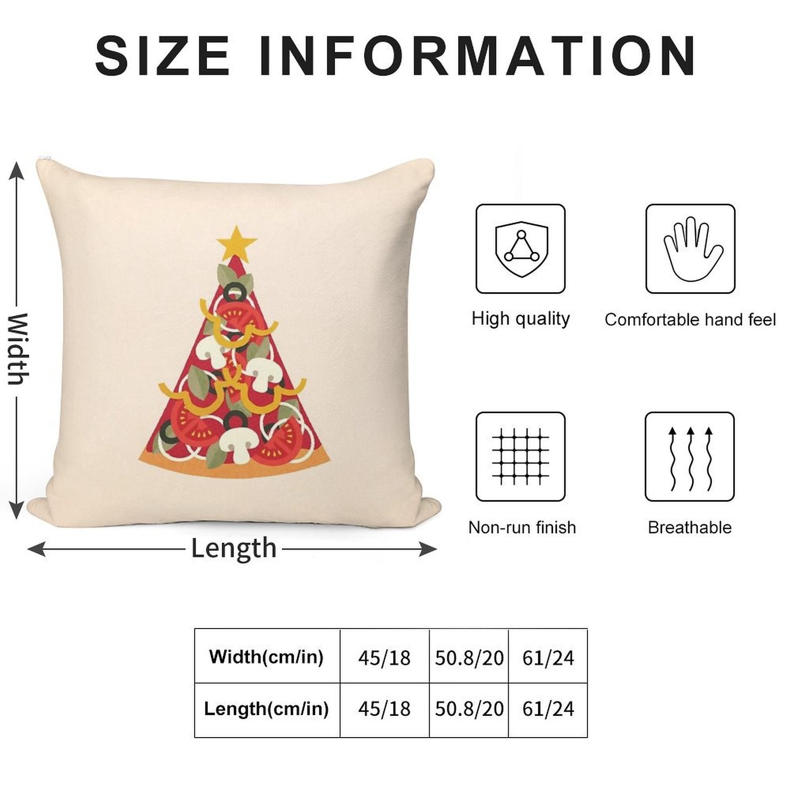 Pizza on Earth - Vegetarian Version Soft Skin-Friendly Throw Pillow