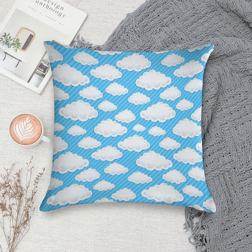 Clouds Soft Durable Construction Throw Pillow