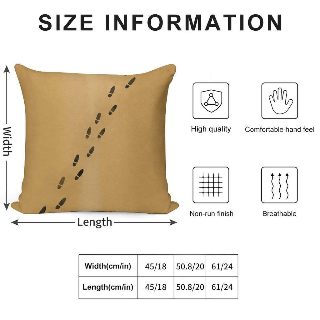 Marauders Map Soft Luxury Feel Throw Pillow