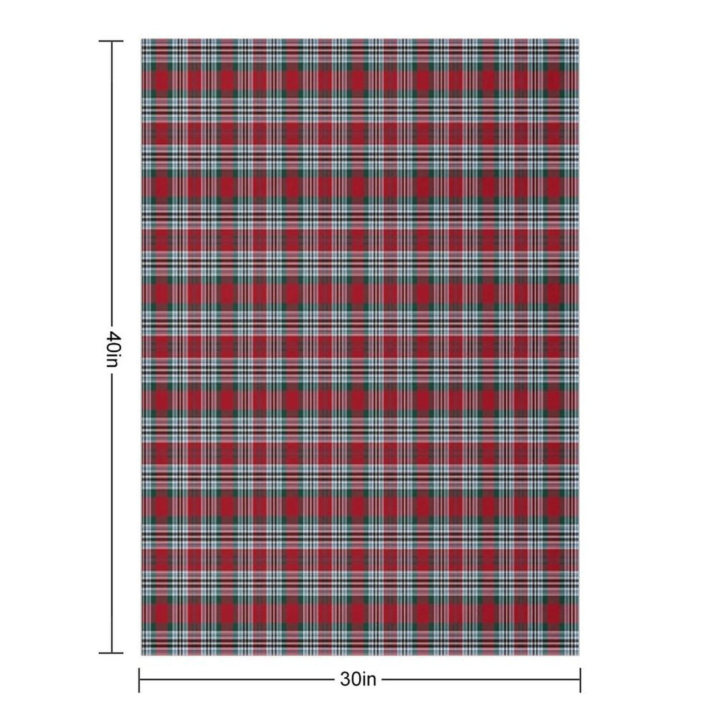 Clan Metcalf Tartan Eco-conscious Throw Blanket
