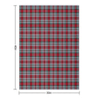 Clan Metcalf Tartan Eco-conscious Throw Blanket