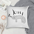SIMONS Kitty CAT Taking A Nap Soft Reinforced Edging Throw Pillow