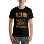 90 Year Old Vintage Railroad Steam Train 90th Birthday  Vintage-inspired T-Shirt