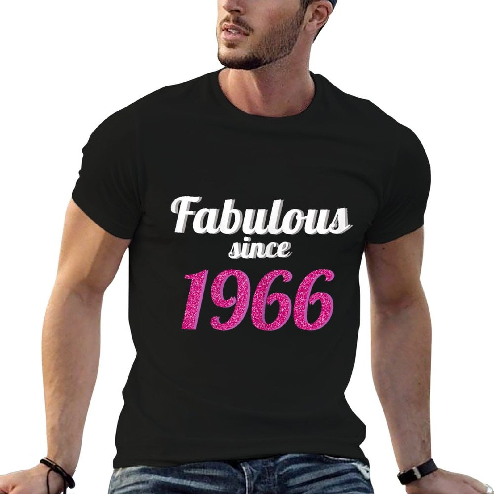 Womens Fabulous Since 1966 - 50th Birthday Gift  Relaxed-fit T-Shirt