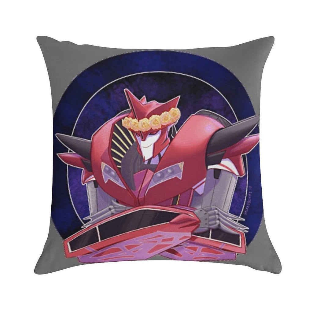 Knockout (Transformers) Soft Fade-Resistant Throw Pillow
