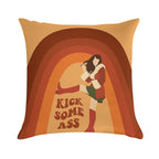 Kick Some Ass Soft Home Decor Throw Pillow